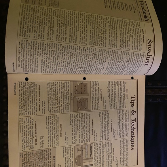 🎉5/$10🎉 Woodsmith magazine number 18 November 1981 bed side stand, note board - Picture 2 of 8
